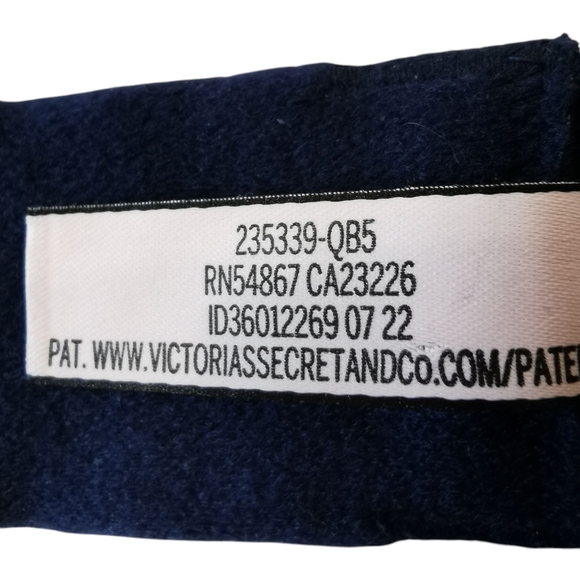 Like New! Victoria's Secret Dream Angel Blue Embroidered Push Up Bra - Sz 34DD - Picture 9 of 9